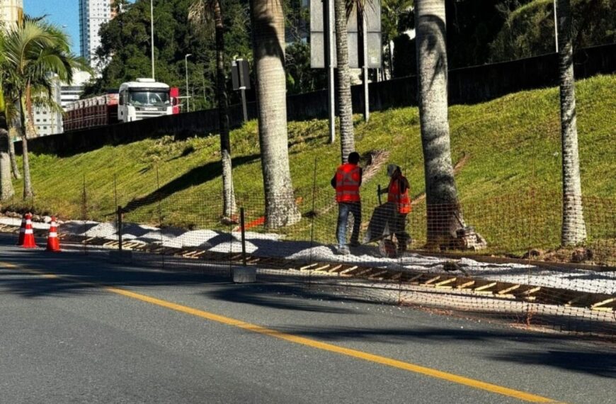 Itapema inicia implantação de nova ciclofaixa no Estreito…